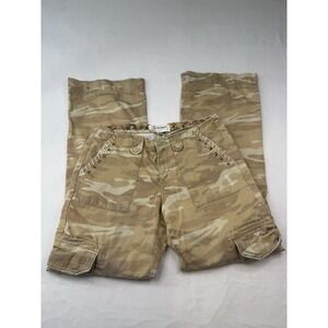 Vtg Y2K Old Navy Camo Cargo Pants Womens 8 Retro Grunge Rock